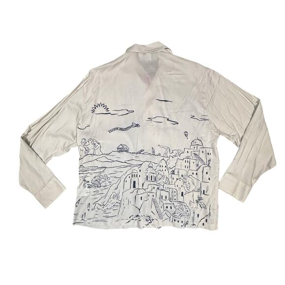 CARNE BOLLENTE VISCOSE SHIRT MEDIUM NEW WITH TAGS - Picture 2 of 7